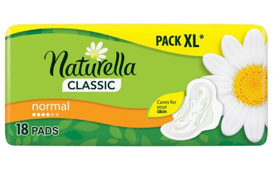 Дамски превръзки naturella classic normal x18
