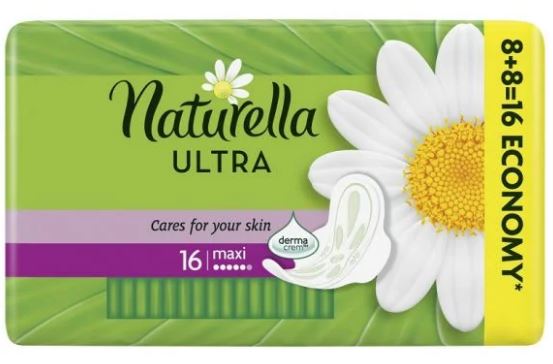 Дамски превръзки naturella ultra maxi x16