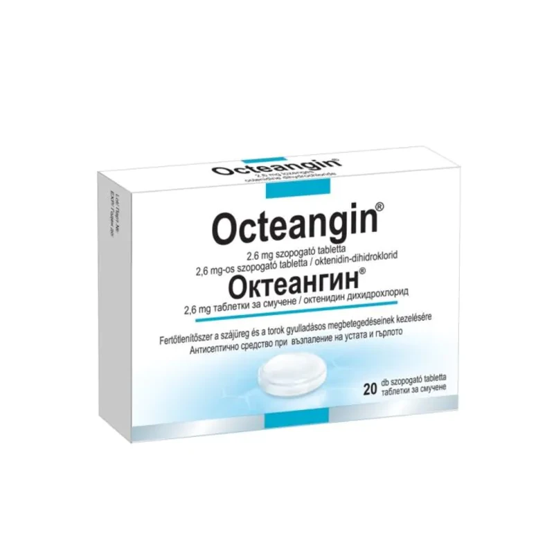 Октеангин таблетки за смучене при възпалено гърло 2,6мг х20