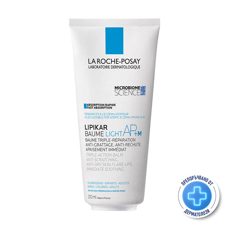 La roche-posay lipikar ap+м light балсам за тяло 200мл еко опаковка