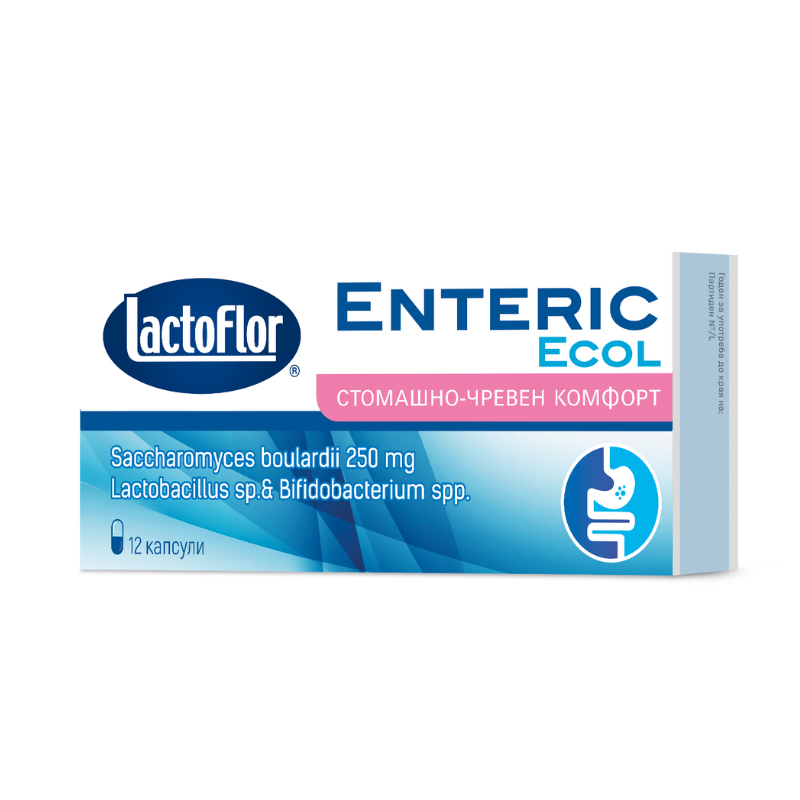LactoFlor Enteric Ecol капсули при диария х12