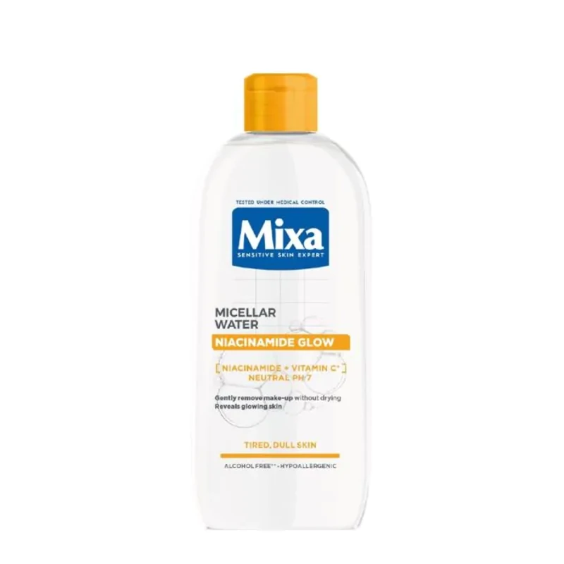 Mixa niacinamide glow мицеларна вода 400мл