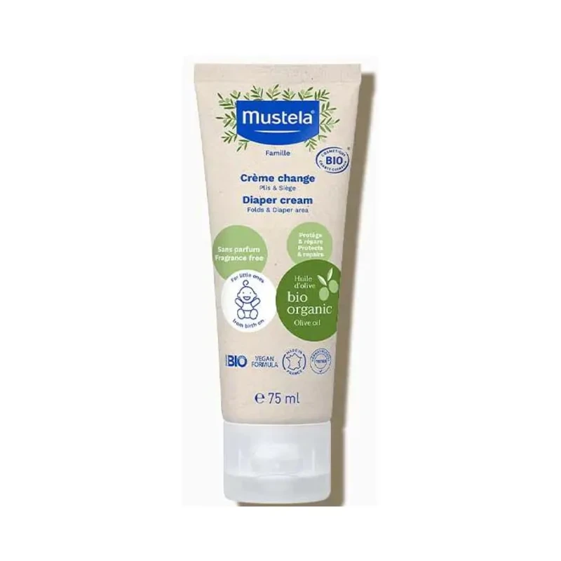 Mustela Organic крем против подсичане 75мл