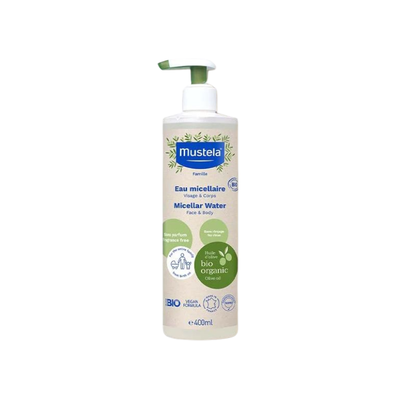 Mustela Organic мицеларна вода 400мл