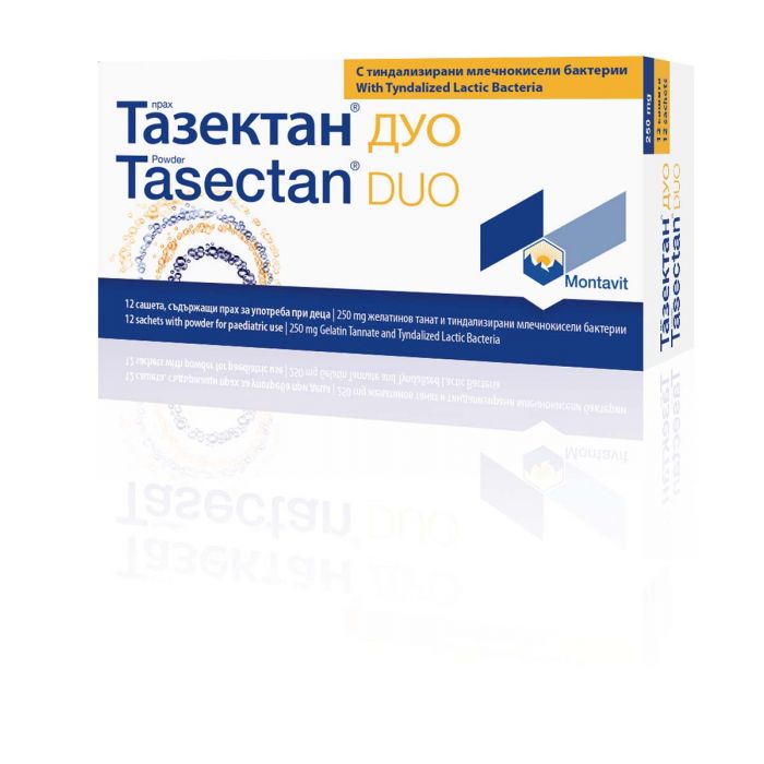 Тазектан дуо саше при диария 250мг х12