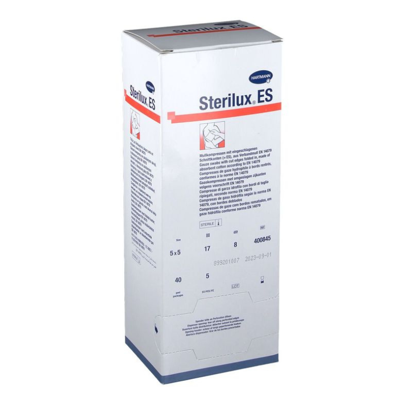 Стерилукс компрес марлен стерилен 5/5см х5 х 40,400845