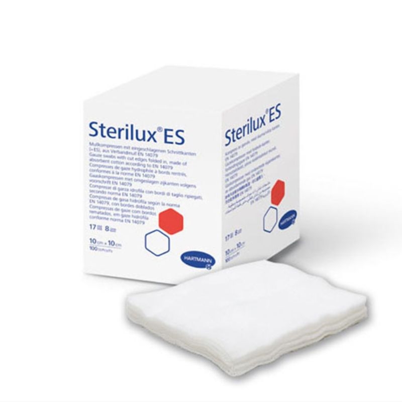 Стерилукс компрес марлен стерилен 10/10см х5 х 30 400860
