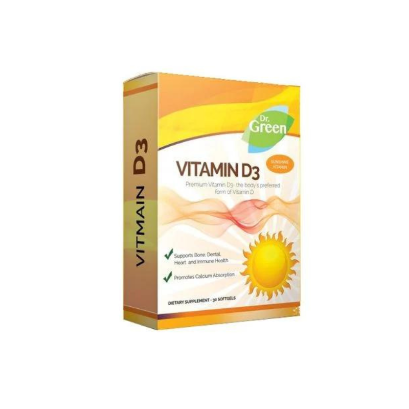 Витамин D3 капсули за имунитет 1000IU х30 Dr.Green