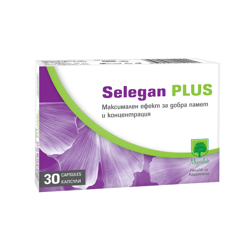 Селен плюс гинко билоба капсули х 30 магналабс
