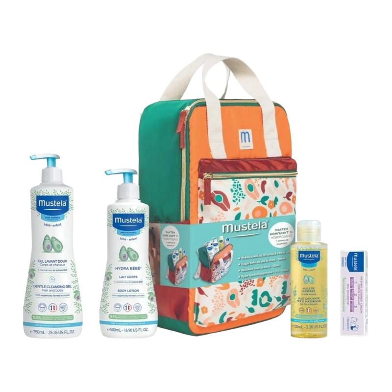Mustela златен комплект за новородени