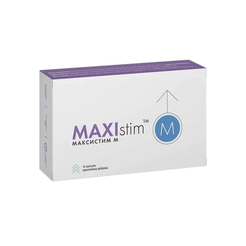 Максистим М капсули сексуален стимулант за мъже х15