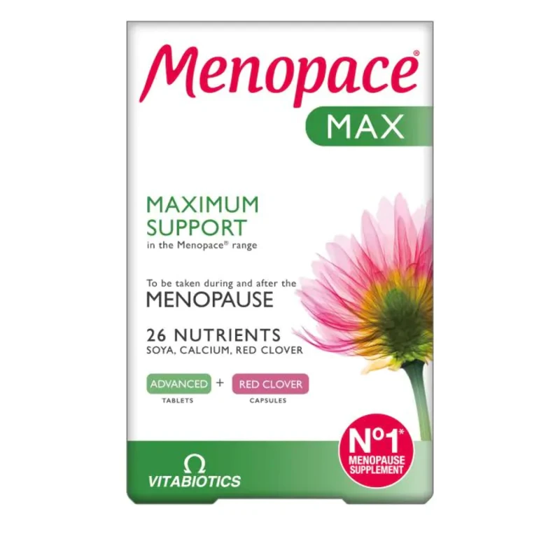 Менопейс макс при менопауза (56 таблетки+28 капсули) Vitabiotics