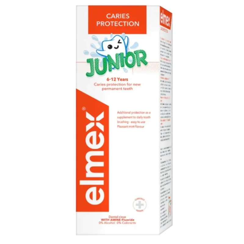 Вода за уста елмекс junior 400 мл