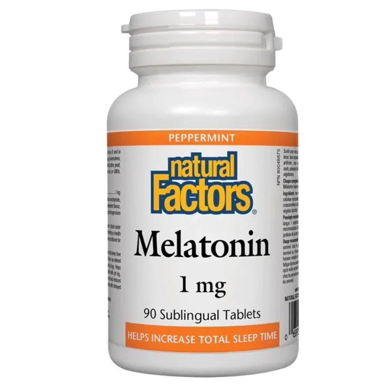 Мелатонин таблетки при безсъние 1мг х90 Natural Factors