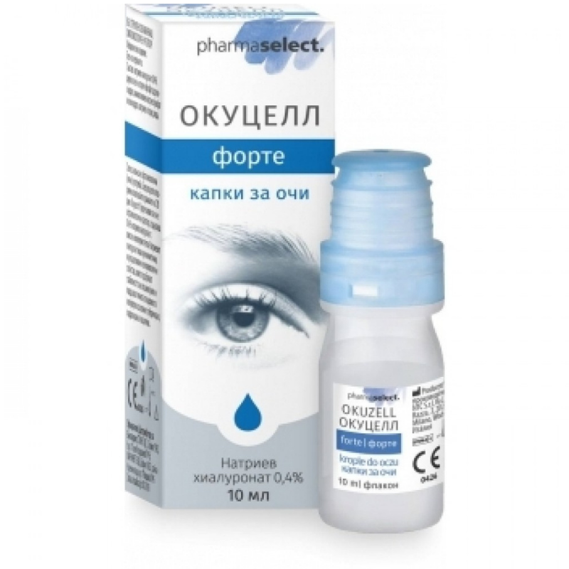 Окуцел форте капки за очи при сухи очи 10мл