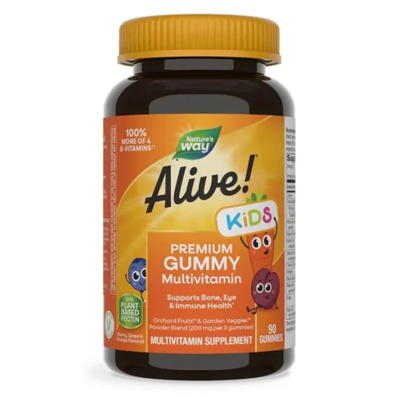 Alive Мултивитамини за деца желирани таблетки 3,5гр х90 Nature&#039;s Way