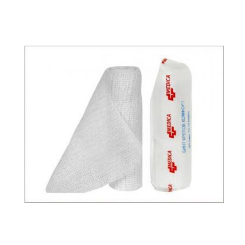 Бинт крепов комфорт 4м/5см medica