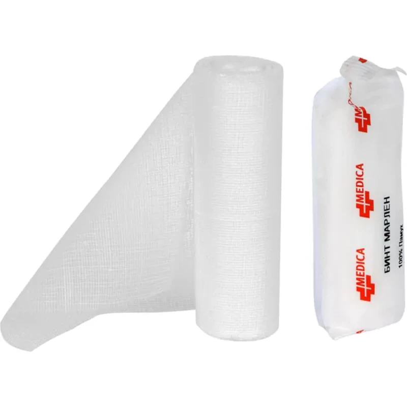 Бинт марлен 10м/5см medica