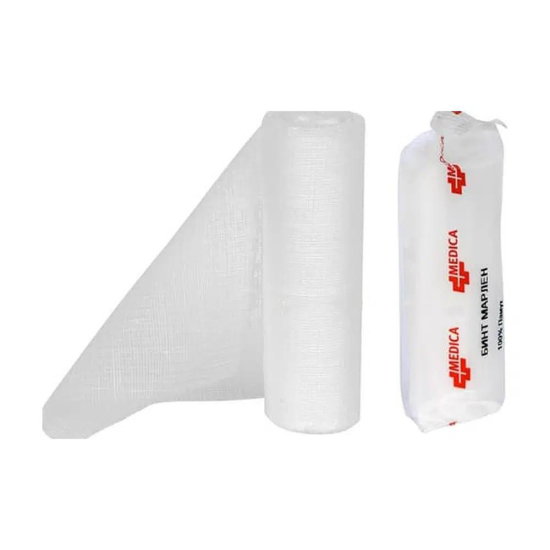 Бинт марлен 10м/8см medica