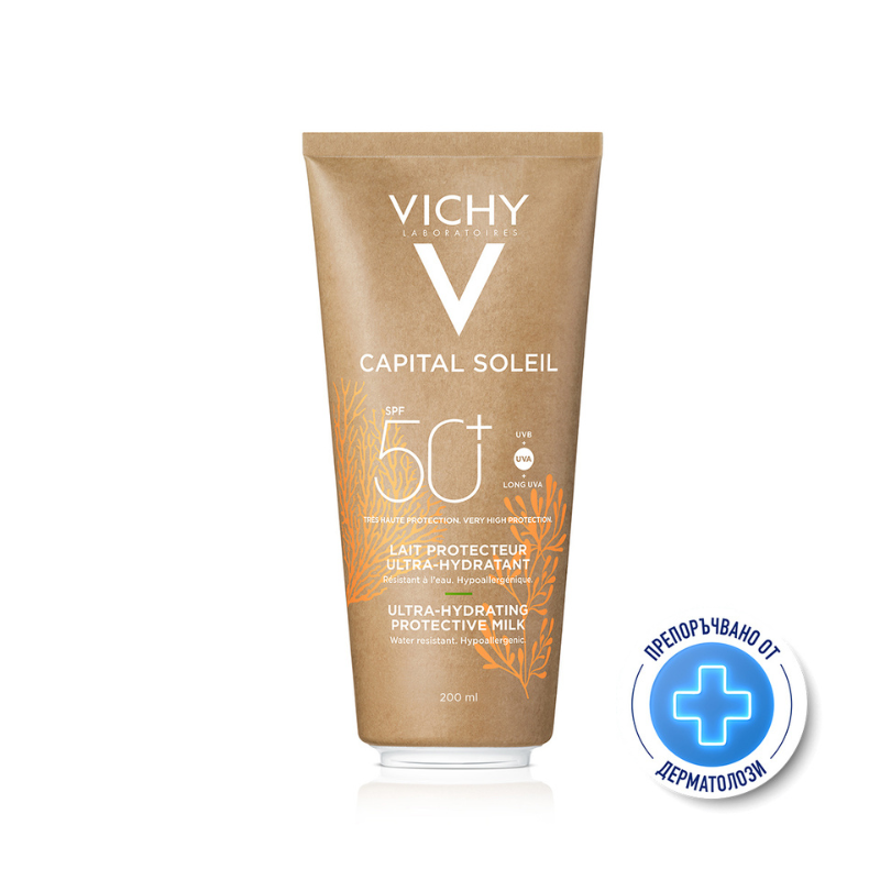 Vichy Soleil SPF 50+ мляко за тяло 200 мл 762250 еко опаковка