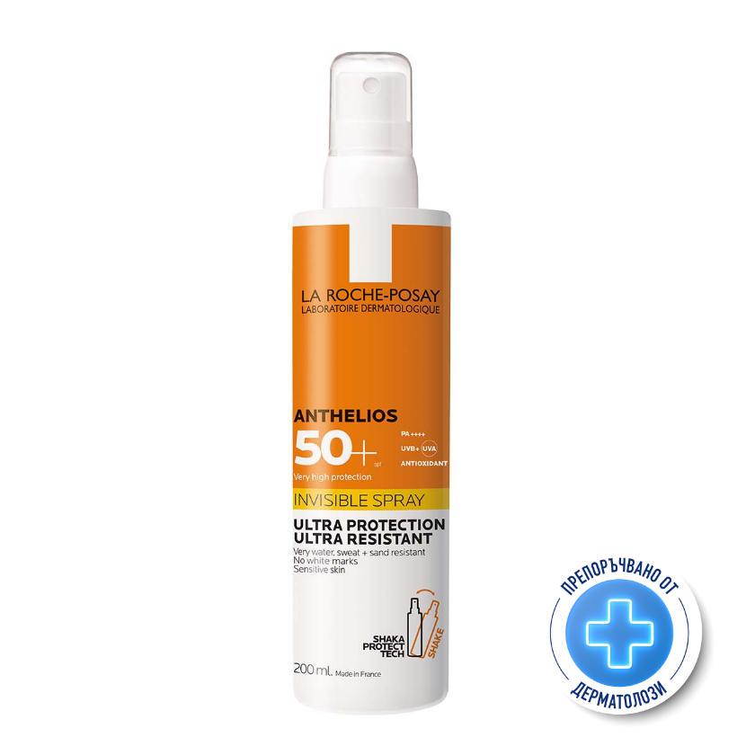 La Roche-Posay Anthelios SPF 50+ shaka спрей за тяло 200 мл 696838