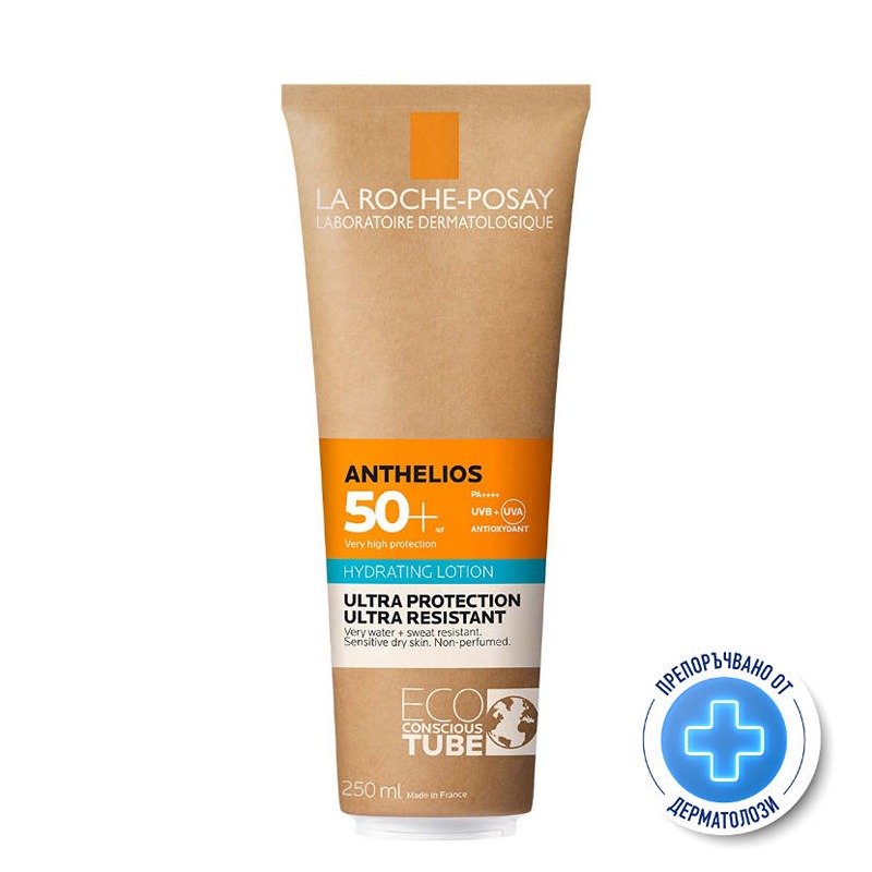 La Roche-Posay Anthelios SPF 50+ хидратиращо мляко за тяло 250 мл 761123 еко опаковка