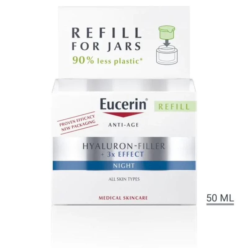Eucerin Hyaluron-Filler нощен крем пълнител 50 мл