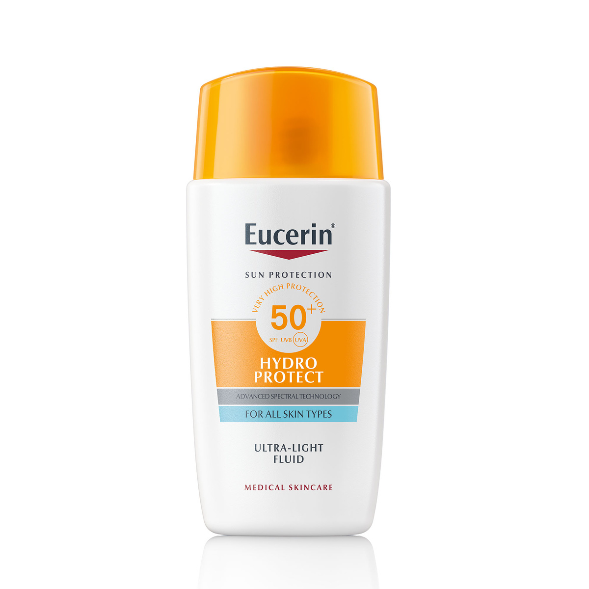 Eucerin Hydro Protect слънцезащитен флуид SPF 50+ 50 мл