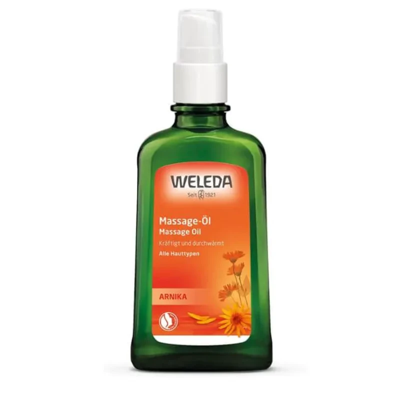 Weleda масло с арника помпа 100 мл