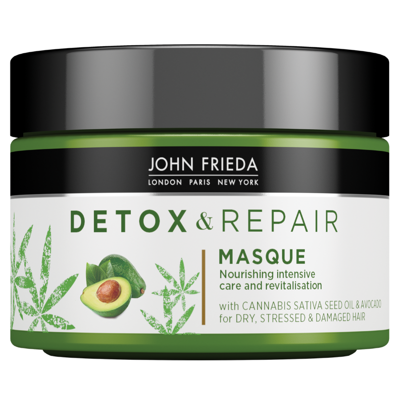 John Frieda Detox &amp; Repair детоксикираща маска за суха коса 50 мл