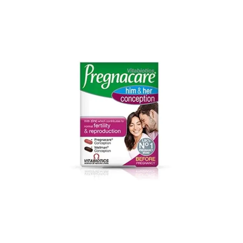 Vitabiotics pregnacare зачеване него/нея таблетки 30+30