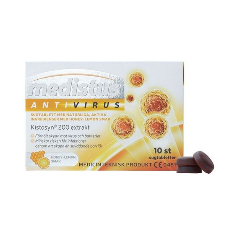 Медистус антивирус мед и лимон таблетки х 10