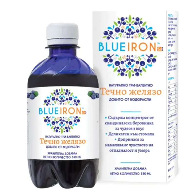 Блу айрън течно желязо при дефицит, отпадналост 330мл