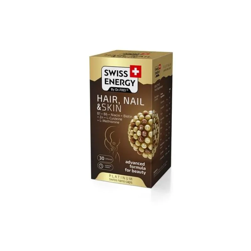 Коса, кожа и нокти капсули х 30 swiss energy