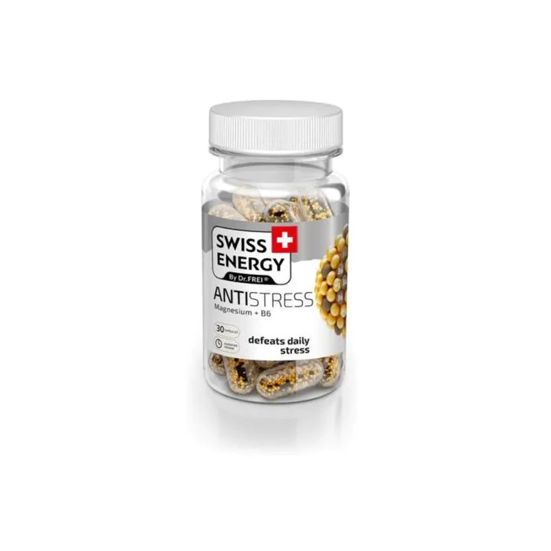 Антистрес капсули за преодоляване симптомите на стрес х30 Swiss Energy