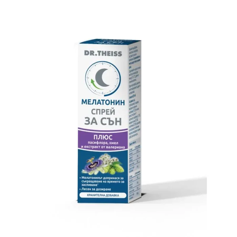 Dr. Theiss мелатонин плюс спрей за сън 20 мл