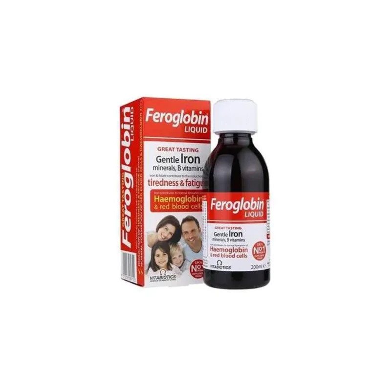 Фероглобин Б12 сироп при анемия 200мл Vitabiotics