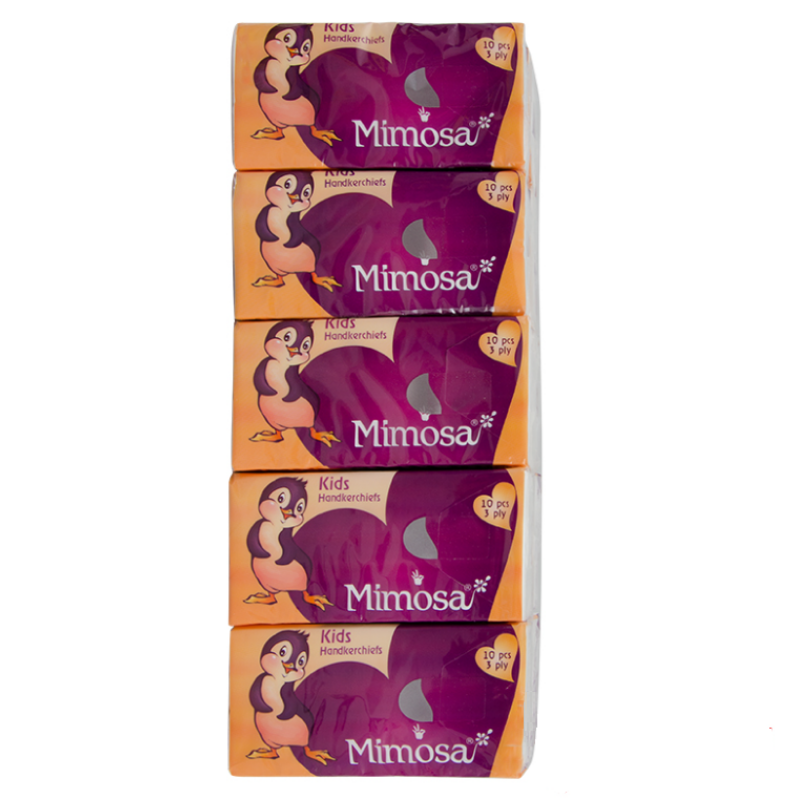 Носни кърпи mimosa детски х10 /стек/
