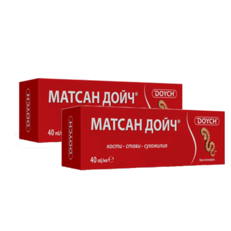 Матсан Дойч крем за кости, стави и сухожилия 40мл Пакет 2бр
