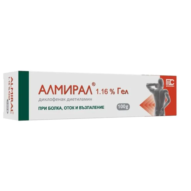 Алмирал гел 1,16% 100 г