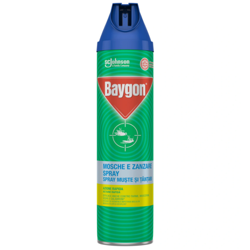 Байгон спрей против летящи и пълзящи насекоми 400мл