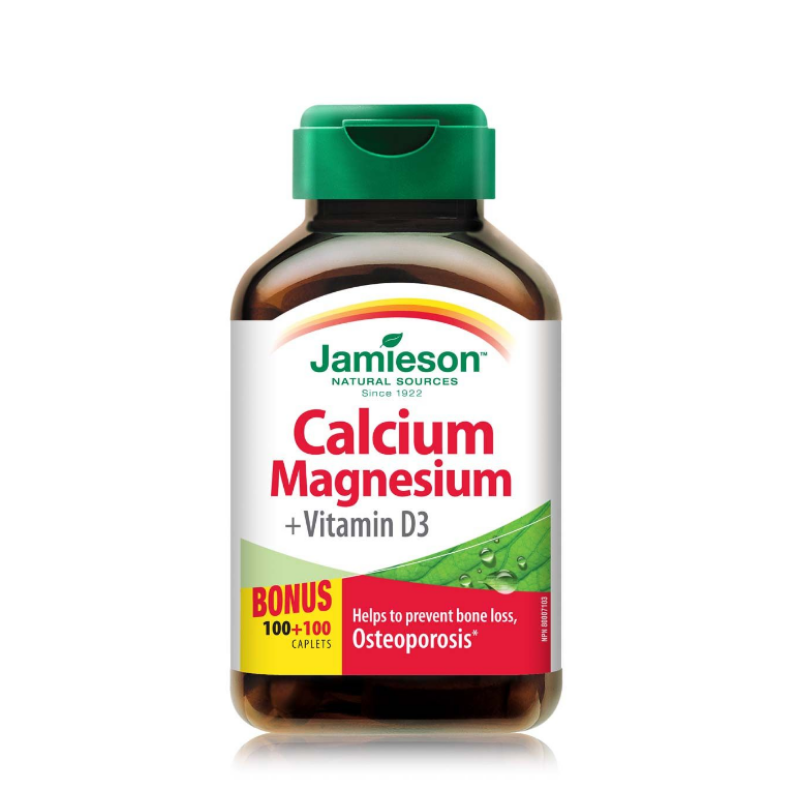 Джеймисън Калций, Магнезий + Витамин D таблетки за здрави зъби и кости х100+100