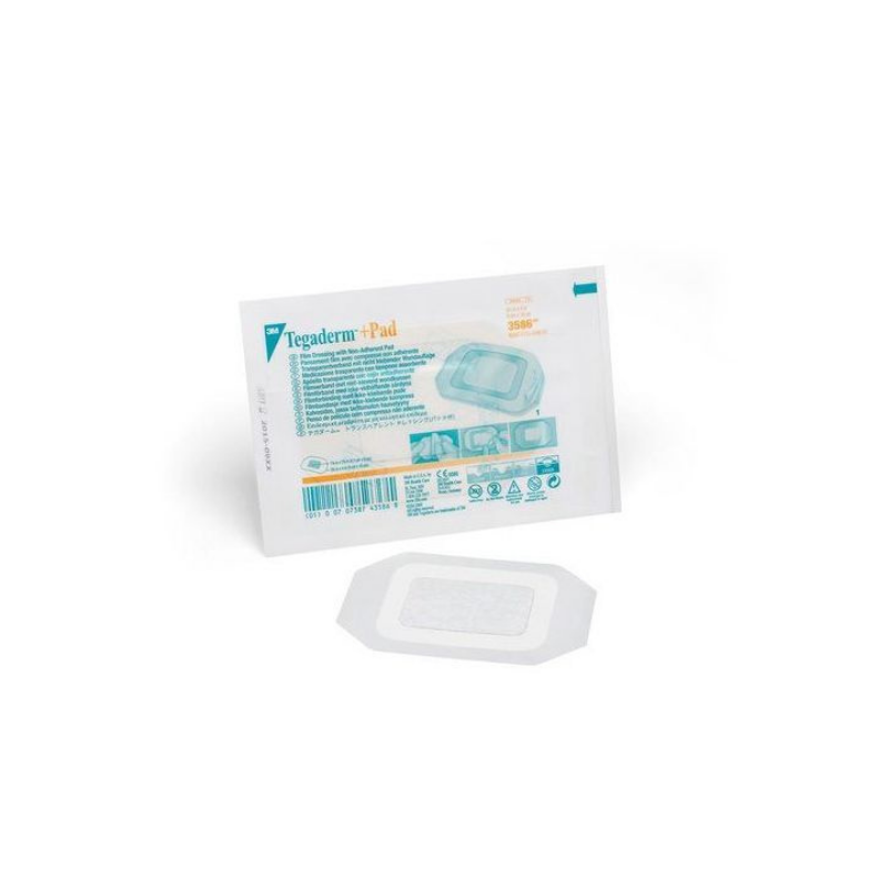 3M Tegaderm +Pad Прозрачна превръзка с абсорбираща подложка 9см/10см х 1