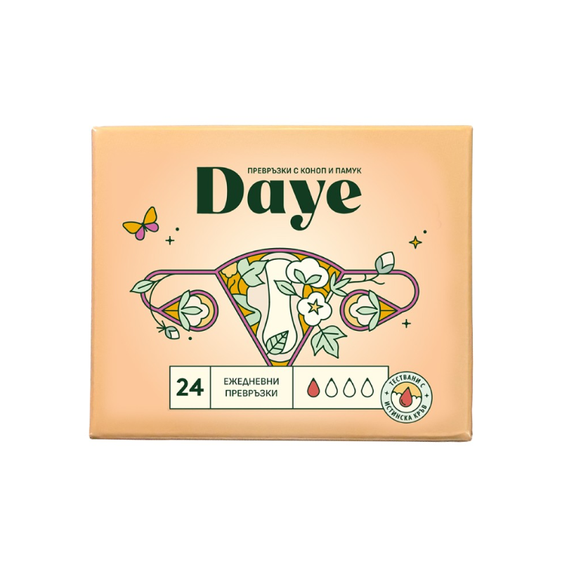 Daye Ежедневни дамски превръзки 24бр