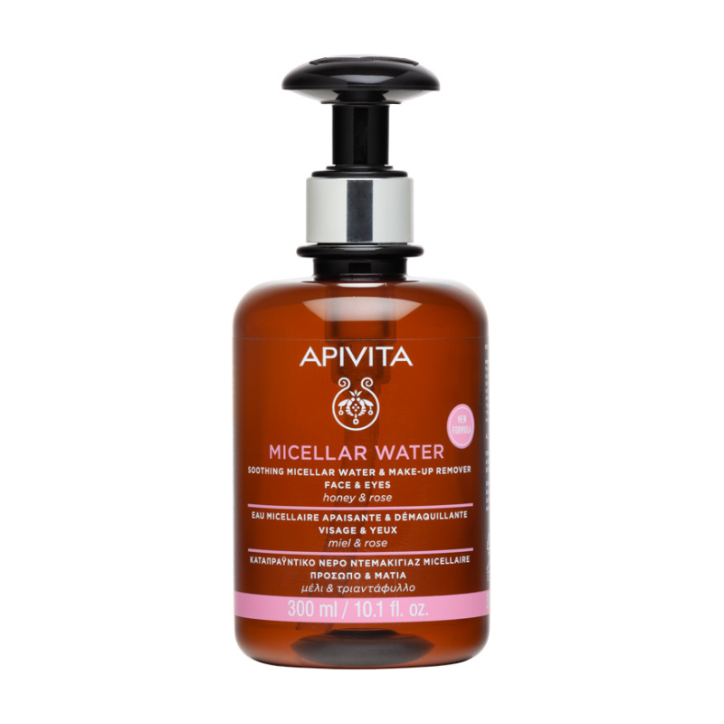 Apivita Мицеларна вода с роза и мед 300 ml