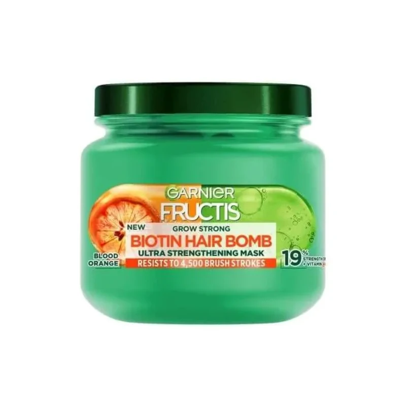 Garnier Grow Strong Fiber маска за коса склонна към косопад поради накъсване 320мл