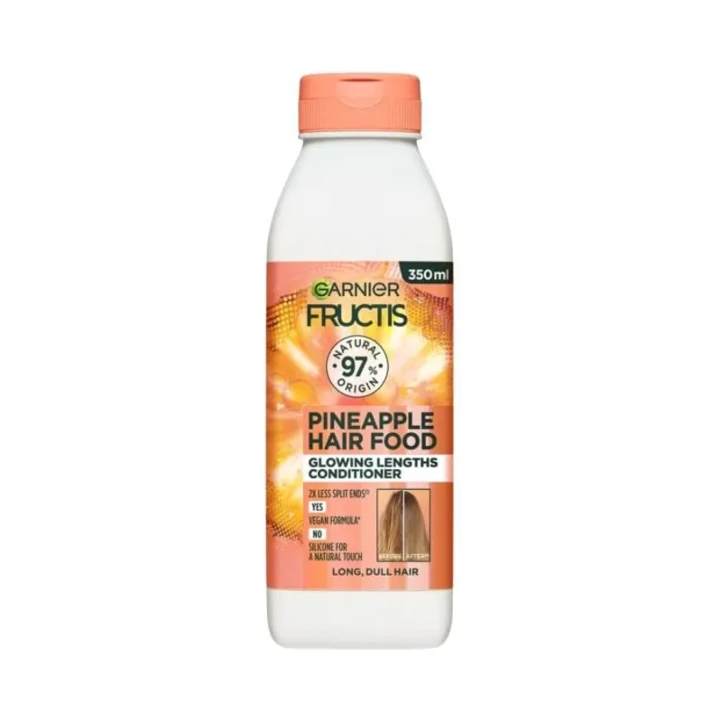 Garnier Fructis Hair Food Pineapple Балсам за дълга коса без блясък 350мл