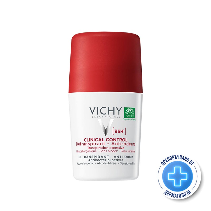 Vichy Clinical Control Рол-он дезодорант до 96 часа 50мл 804431