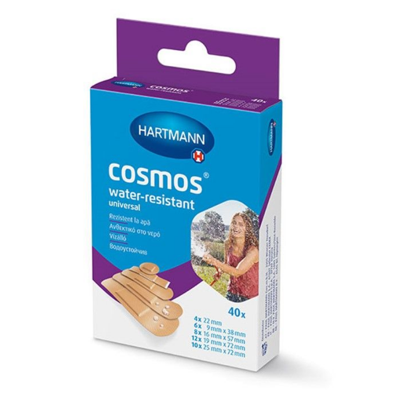 Cosmos Universal дишащ пластир 5 размера 40бр 535150 Hartmann