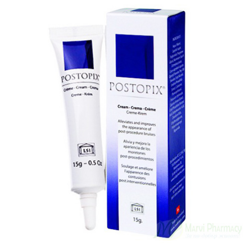 Постопикс крем при синини 15гр